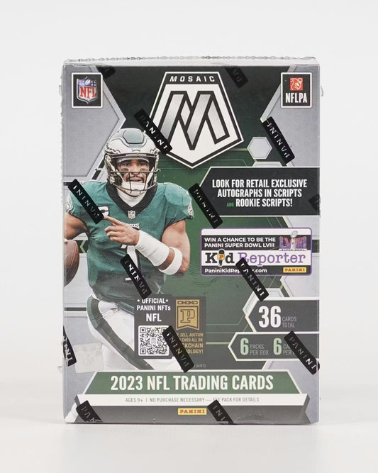 2023 Panini Mosaic Football 6-Pack Blaster Box (Orange Fluorescent Parallels!)