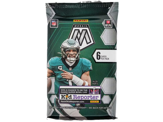 2023 Panini Mosaic Football 6-Pack Blaster Box (Orange Fluorescent Parallels!)