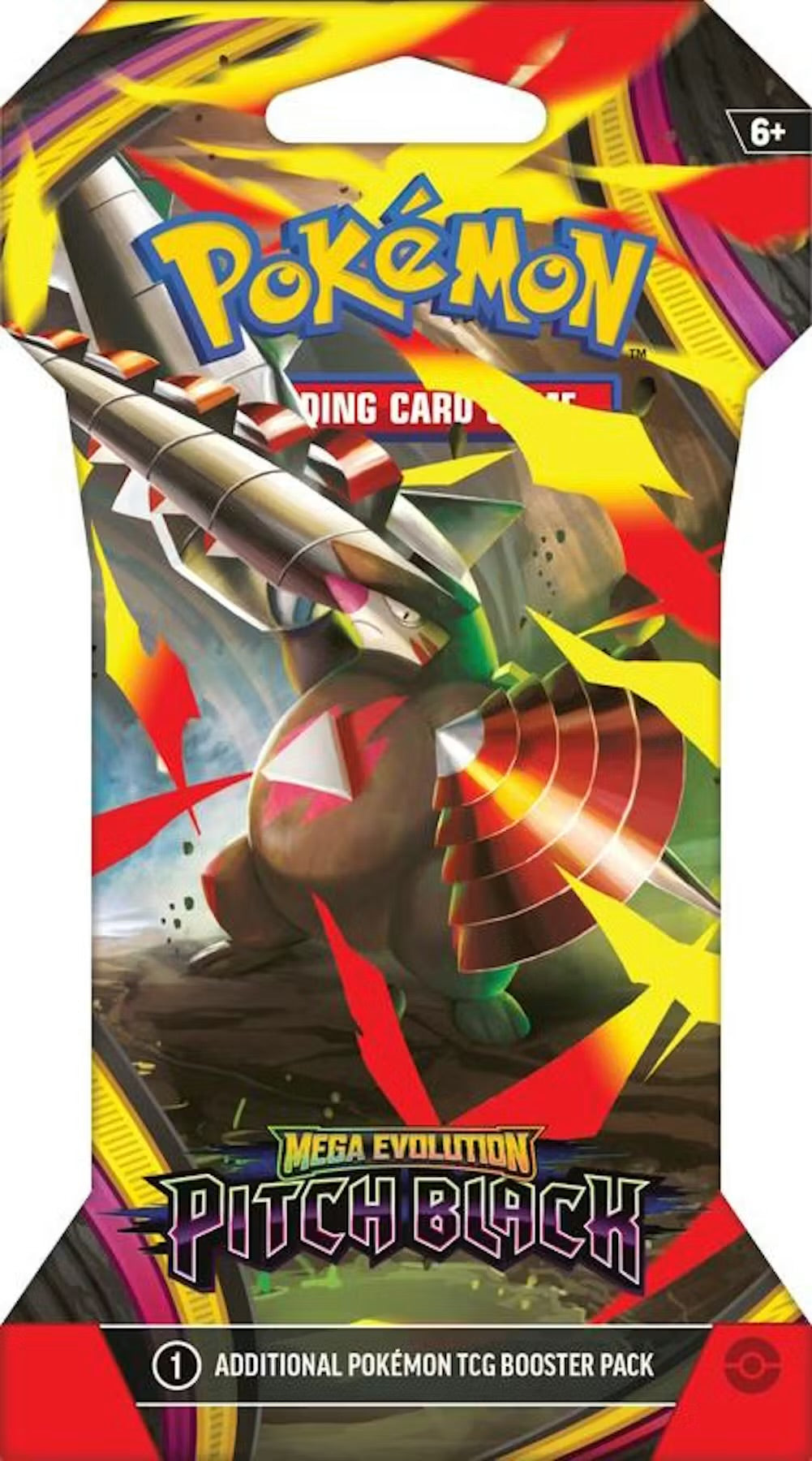 Pokemon Mega Evolution: Pitch Black Sleeved Booster Pack (Presell)