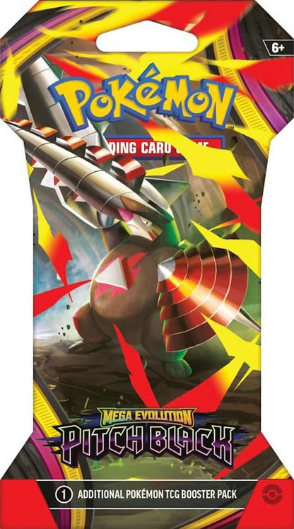 Pokemon Mega Evolution: Pitch Black Sleeved Booster Pack (Presell)