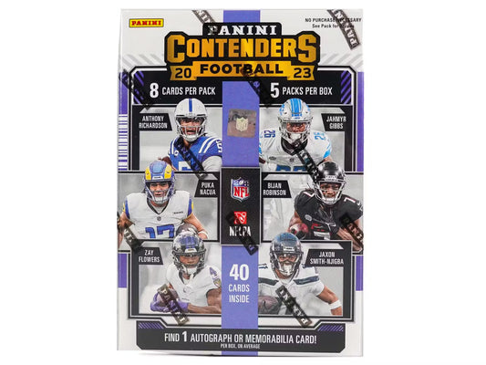 2023 Panini Contenders Football Hobby Blaster Box **Blue Parallels**