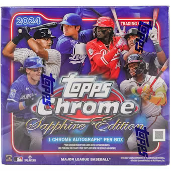 2024 Topps Chrome Sapphire Edition Baseball Box