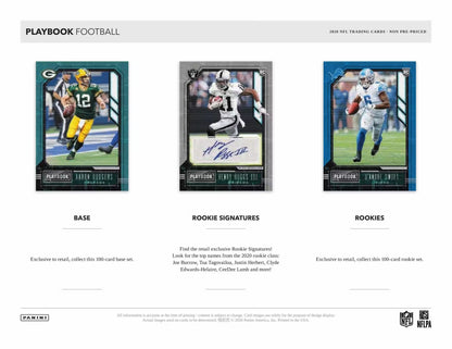 2020 Panini Playbook Football Mega Box (Orange Parallels)