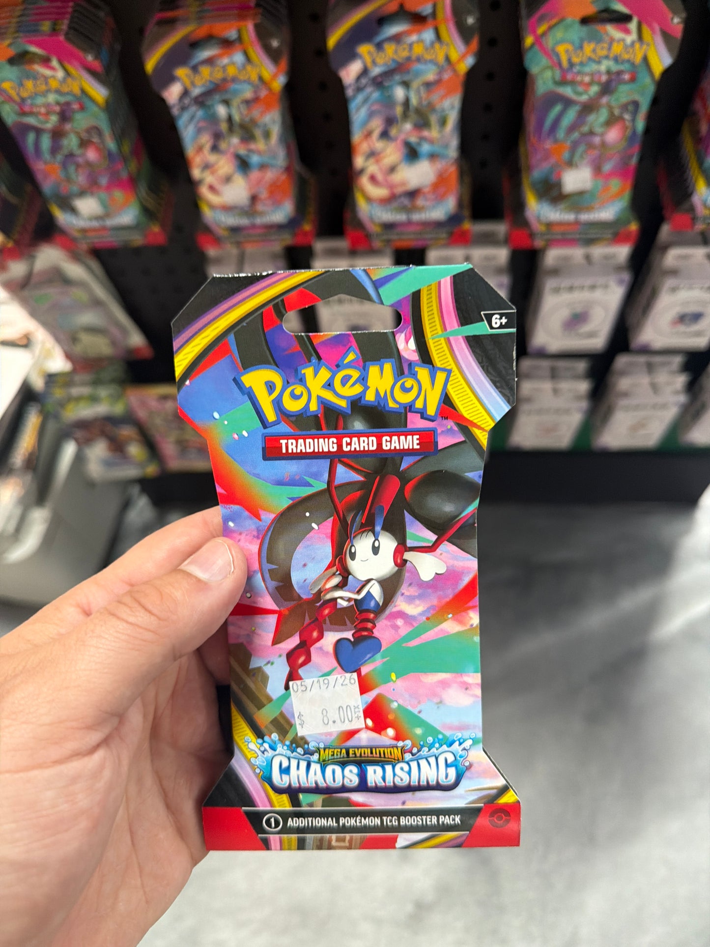 Pokemon TCG: Mega Evolution Chaos Rising Sleeved Booster