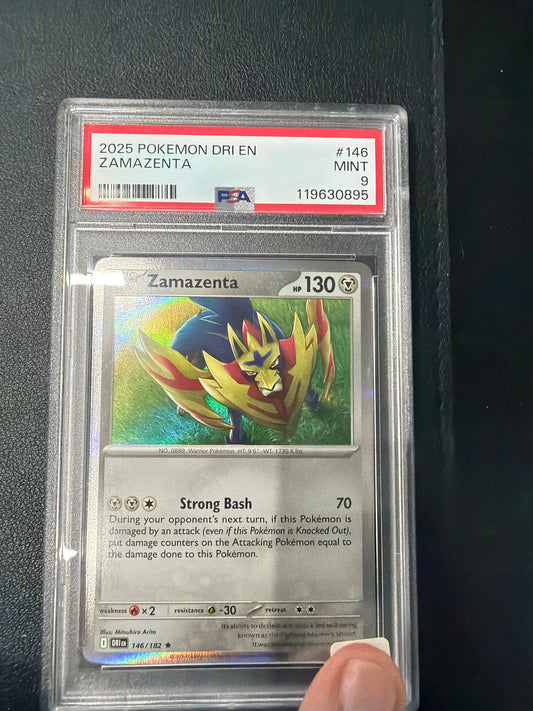 2025 POKEMON DRI ZAMAZENTA #146 PSA MINT 9