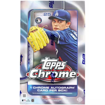 2025 Topps Chrome Baseball Hobby 12-Box Case