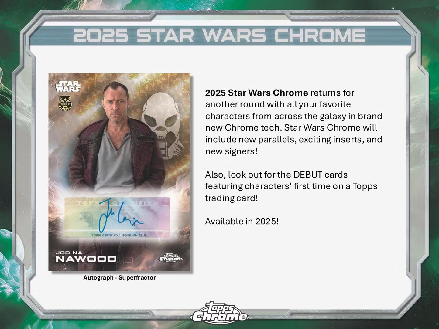 2025 Topps Chrome Star Wars Blaster