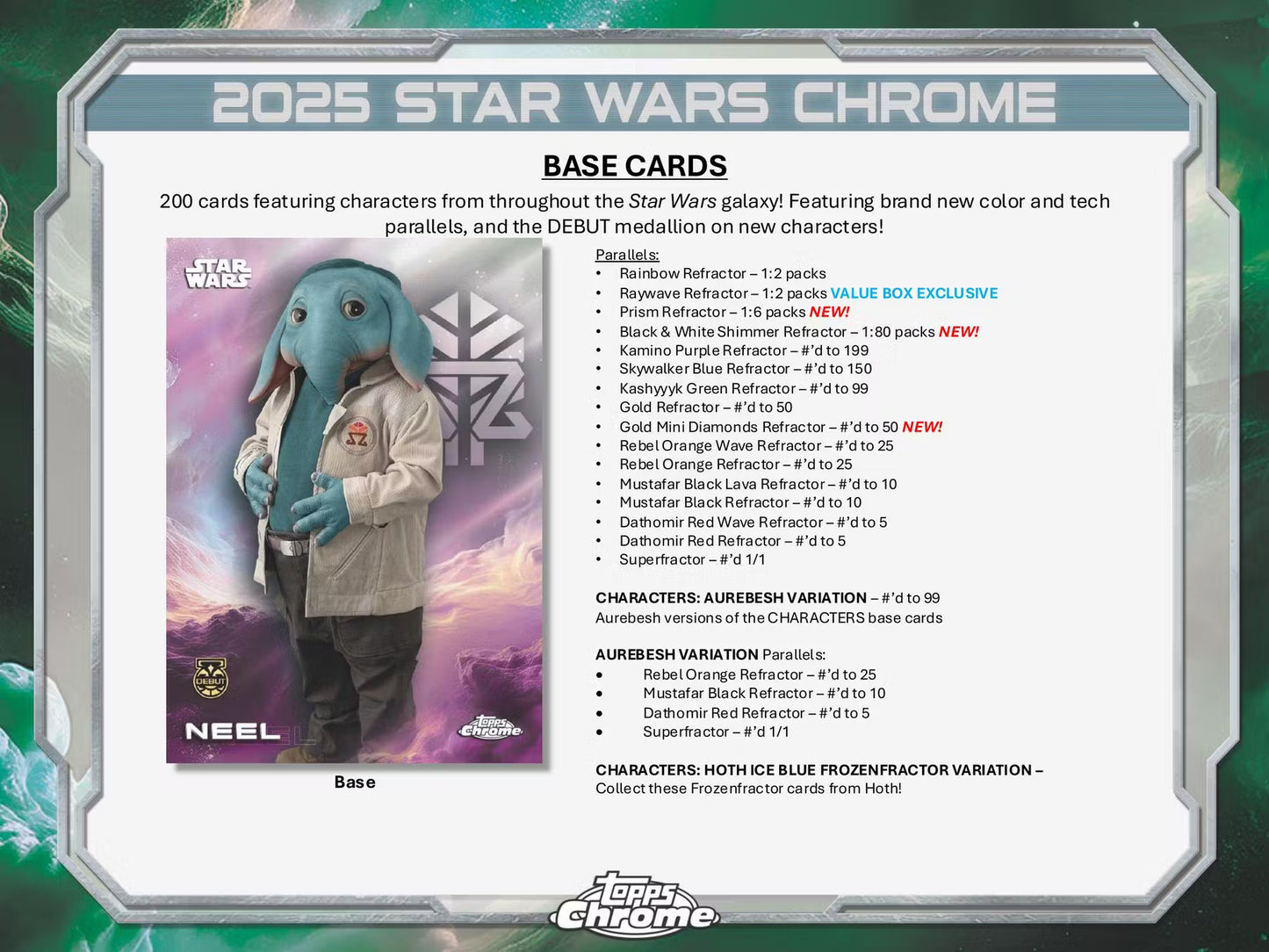 2025 Topps Chrome Star Wars Blaster