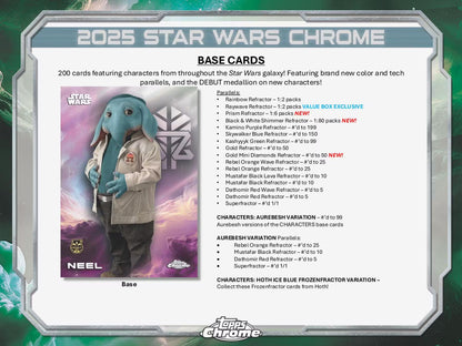 2025 Topps Chrome Star Wars Blaster