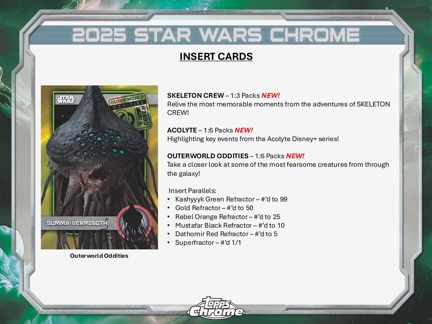 2025 Topps Chrome Star Wars Blaster