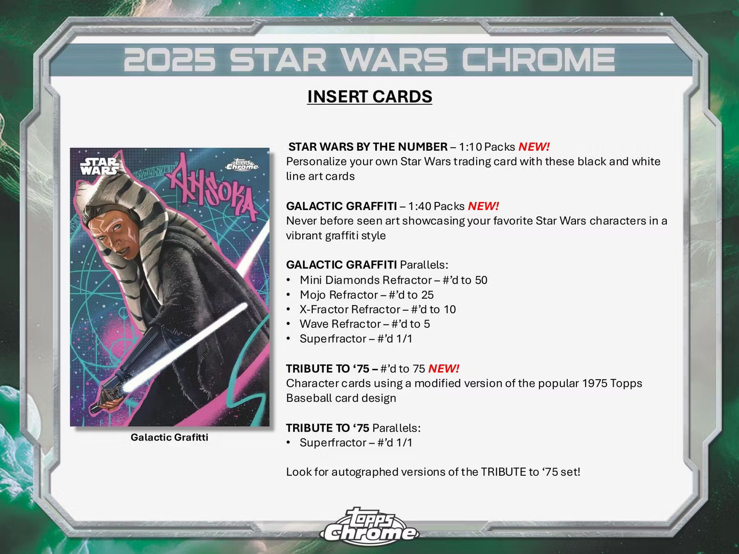 2025 Topps Chrome Star Wars Blaster