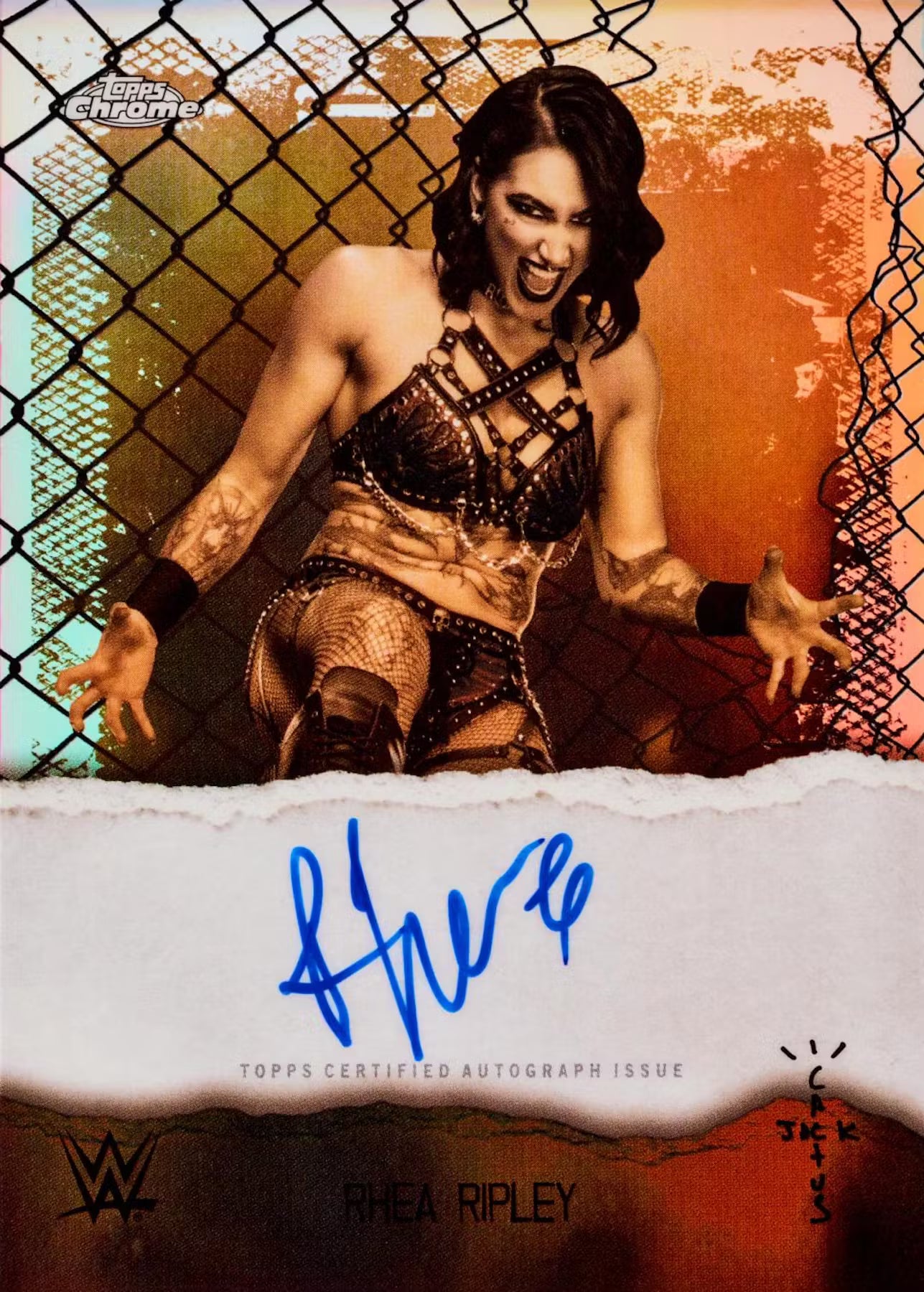2025 Topps Chrome® WWE x Cactus Jack - Hobby Box