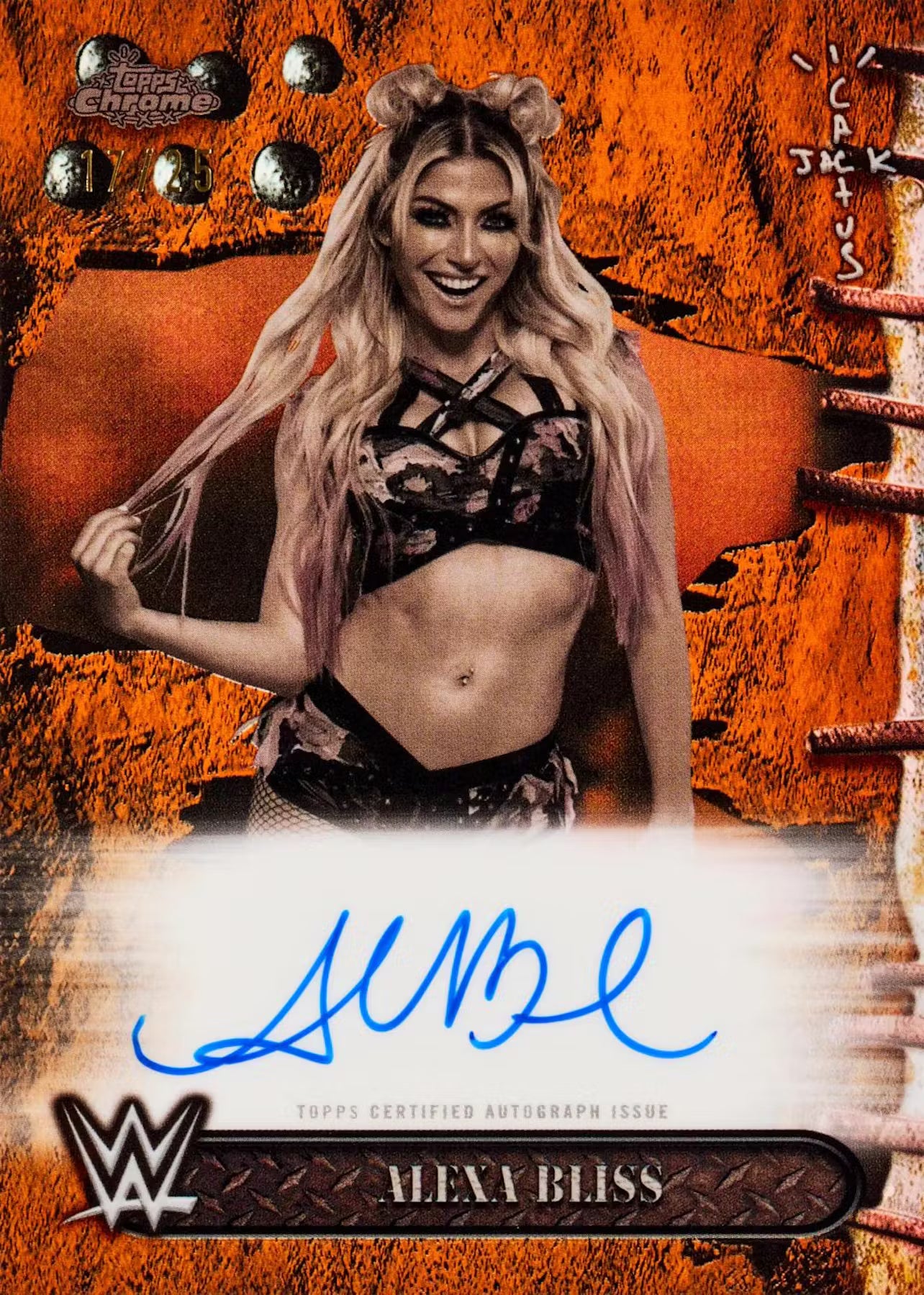 2025 Topps Chrome® WWE x Cactus Jack - Hobby Box