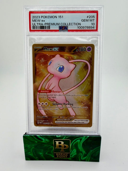 2023 POKEMON 151 MEW EX ULTRA-PREMIUM COLLECTION #205 PSA GEM MINT 10