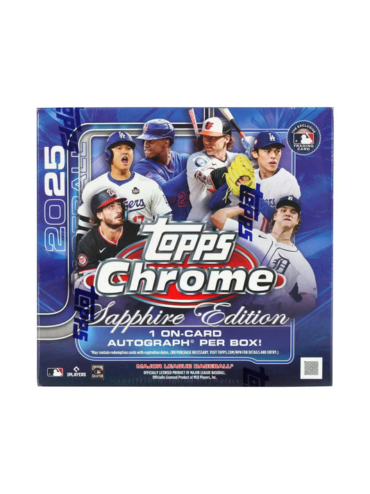 2025 Topps Chrome Baseball Sapphire Edition Box