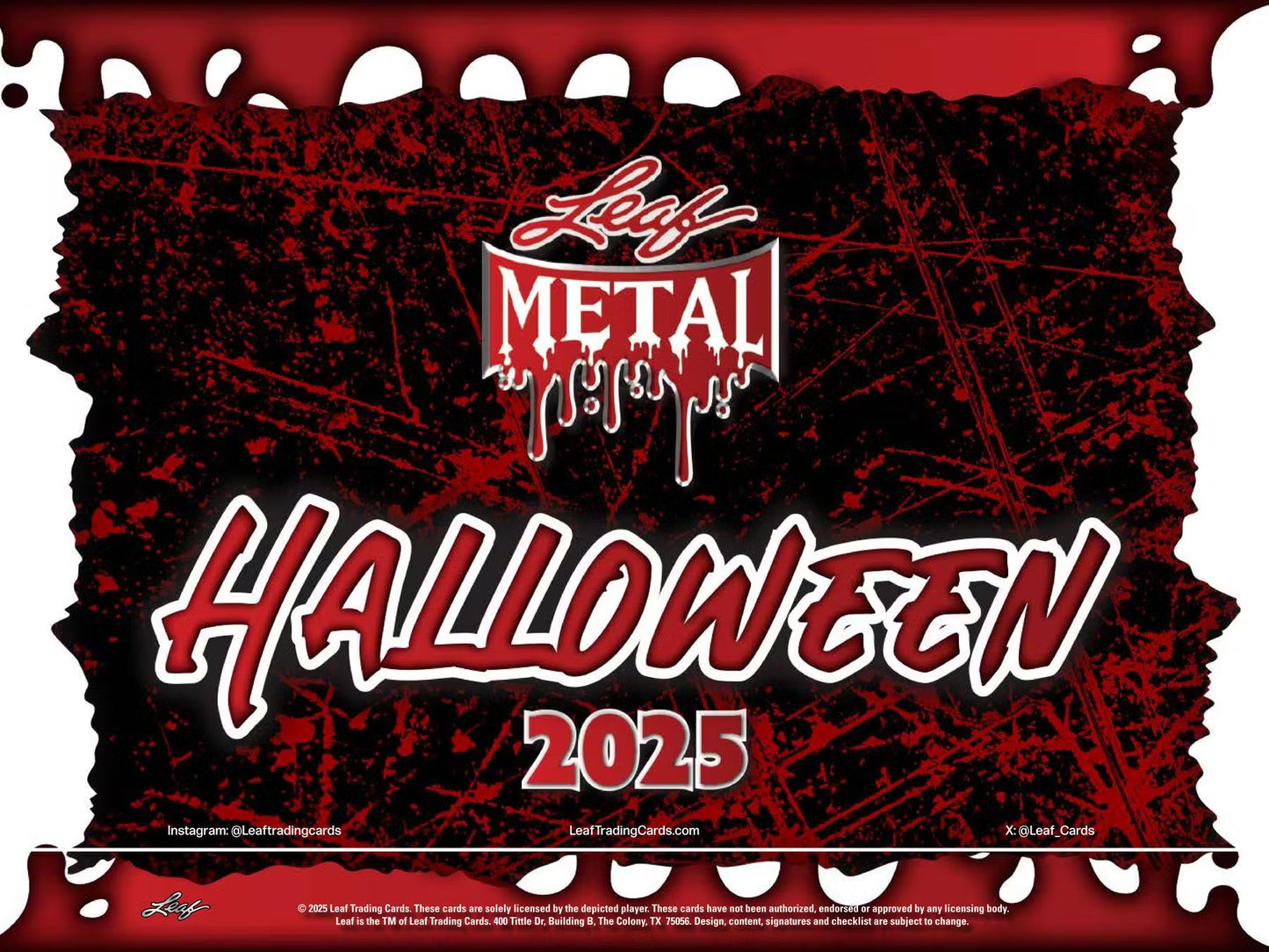 2025 Leaf Metal Halloween Hobby