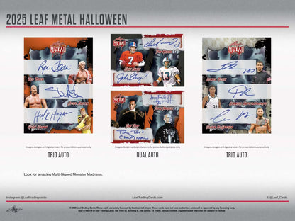 2025 Leaf Metal Halloween Hobby