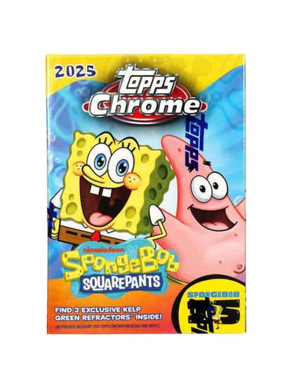 SpongeBob Chrome 25th Anniversary 7-Pack Blaster 40-Box Case (Topps 2025)