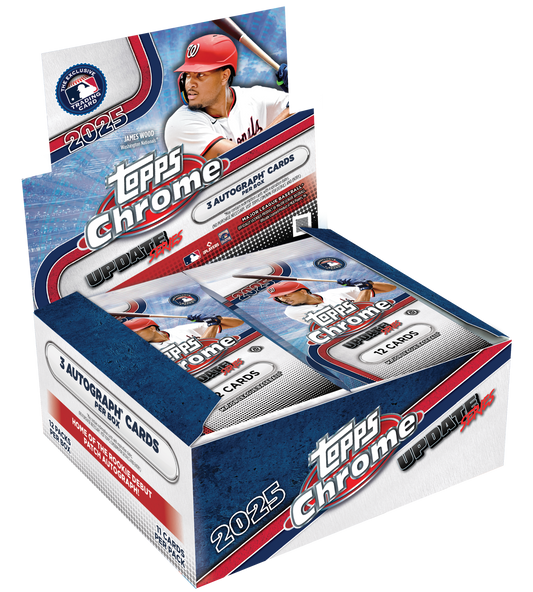 2025 Topps Chrome Update Series Baseball Hobby Jumbo Box