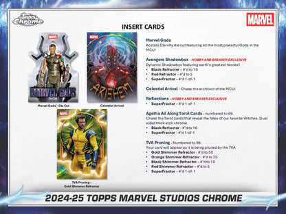 2025 Topps Marvel Studios Chrome Blaster Box
