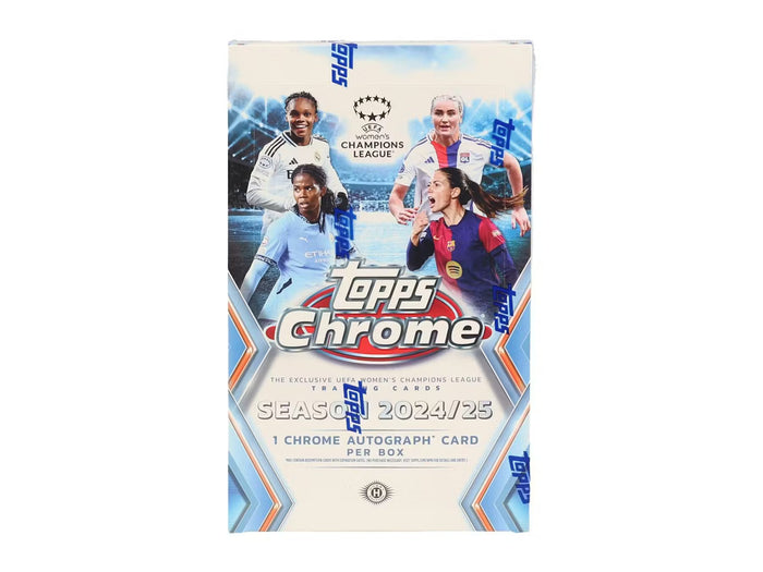 2024/25 Topps Chrome UEFA Women's Champions League Soccer Hobby Box