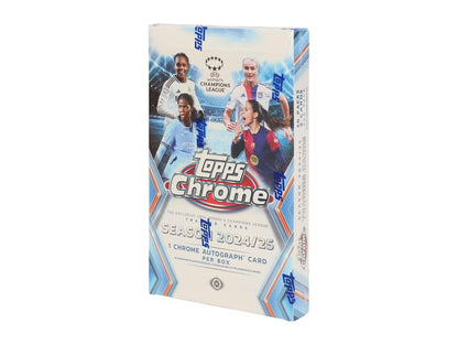 2024/25 Topps Chrome UEFA Women's Champions League Soccer Hobby Box