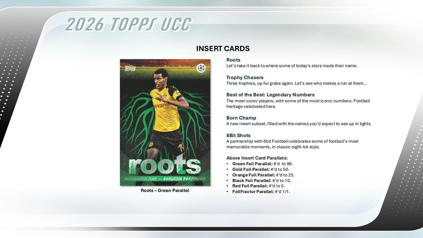 2025/26 Topps UEFA Club Competitions Soccer Hanger Box