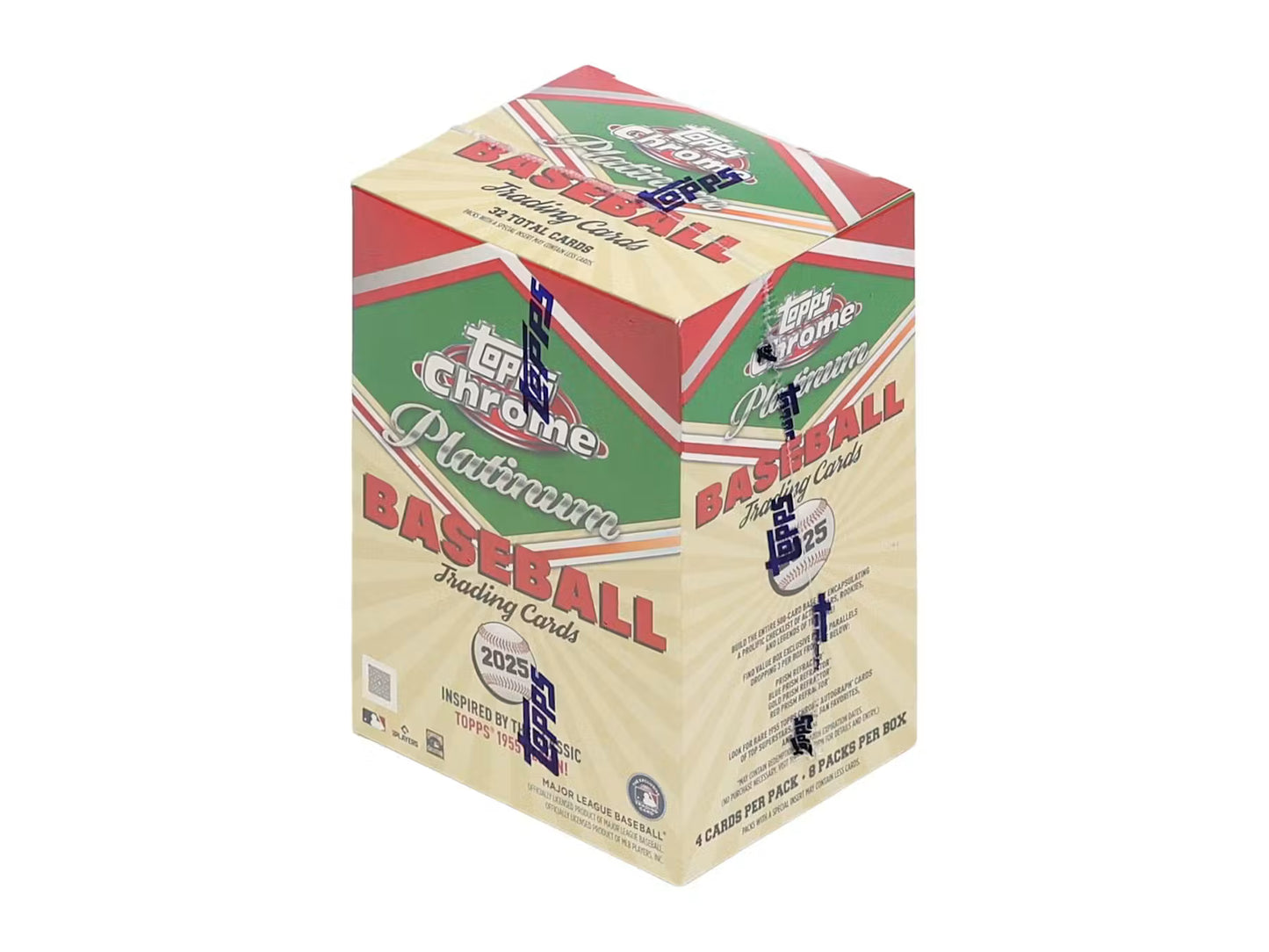 2025 Topps Chrome Platinum '55 Baseball Blaster Box