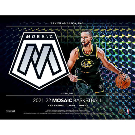 2021-2022 PANINI MOSAIC NBA HOBBY 12 BOX CASE