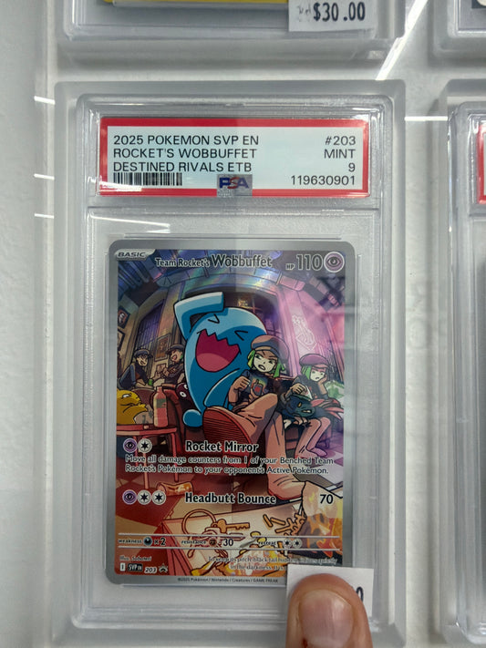 2025 ROCKETS WOBBUFFET ETB MINT 9 DESTINED RIVALS