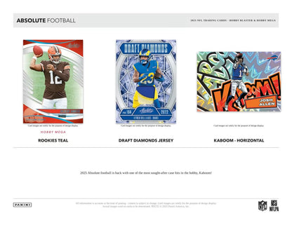 2025 Panini Absolute Football Blaster Hobby Box (Purple Parallels)