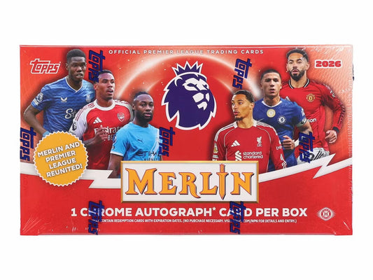 2025/26 Topps Merlin Premier League EPL Soccer Hobby Box