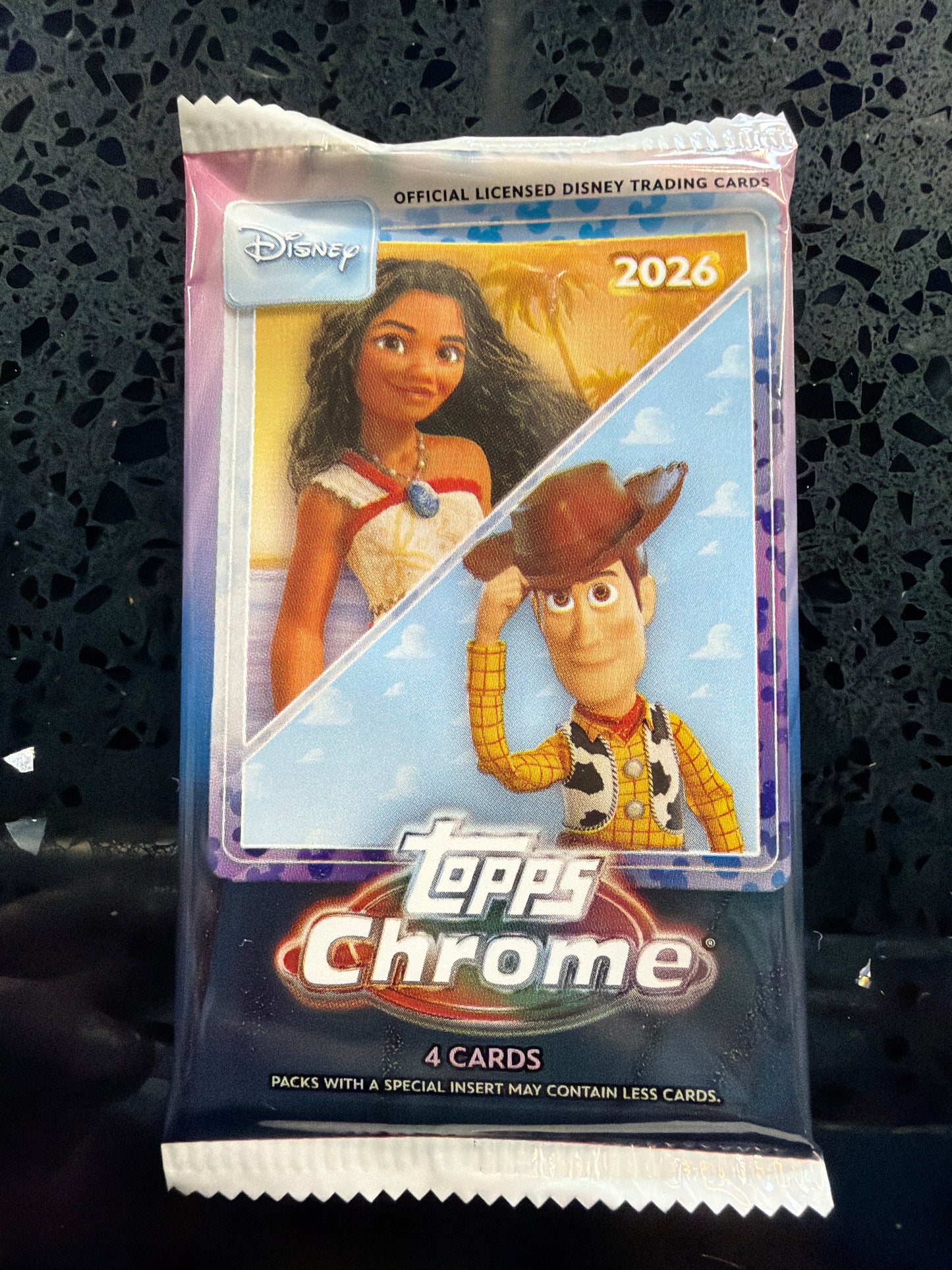 2026 Topps Disney Chrome Blaster Pack (4 Cards)