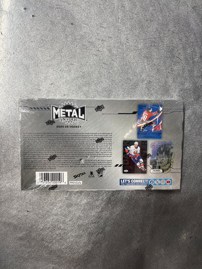 2025-26 Upper Deck Metal Universe Hockey Hobby Box