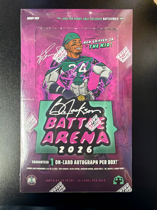 2026 Bo Jackson Battle Arena Ken Griffey Jr. Edition Hobby Box