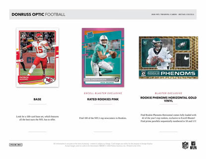 2020 Panini Donruss Optic Football Mega Box (Blue Hyper Parallels)