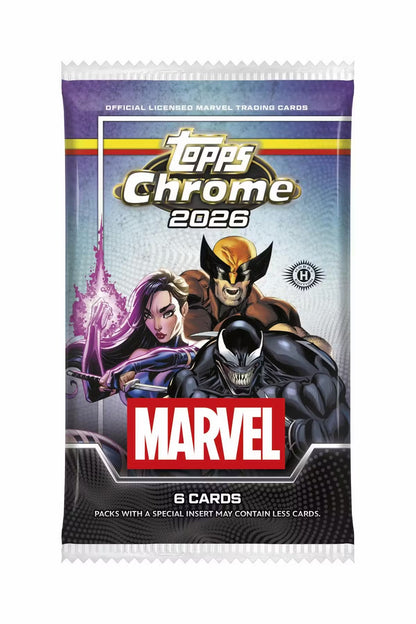 2026 Topps Marvel Comics Chrome Hobby Box