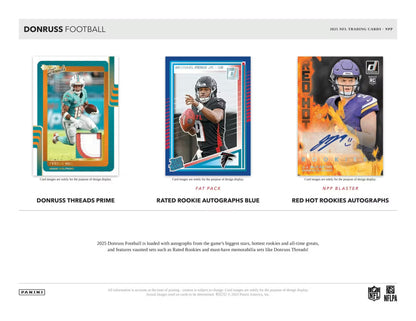 2025 Panini Donruss Football Blaster Box (Red Hot Rookies!)