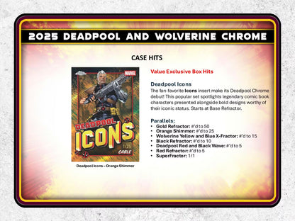 2025 Topps Deadpool Chrome Blaster Box