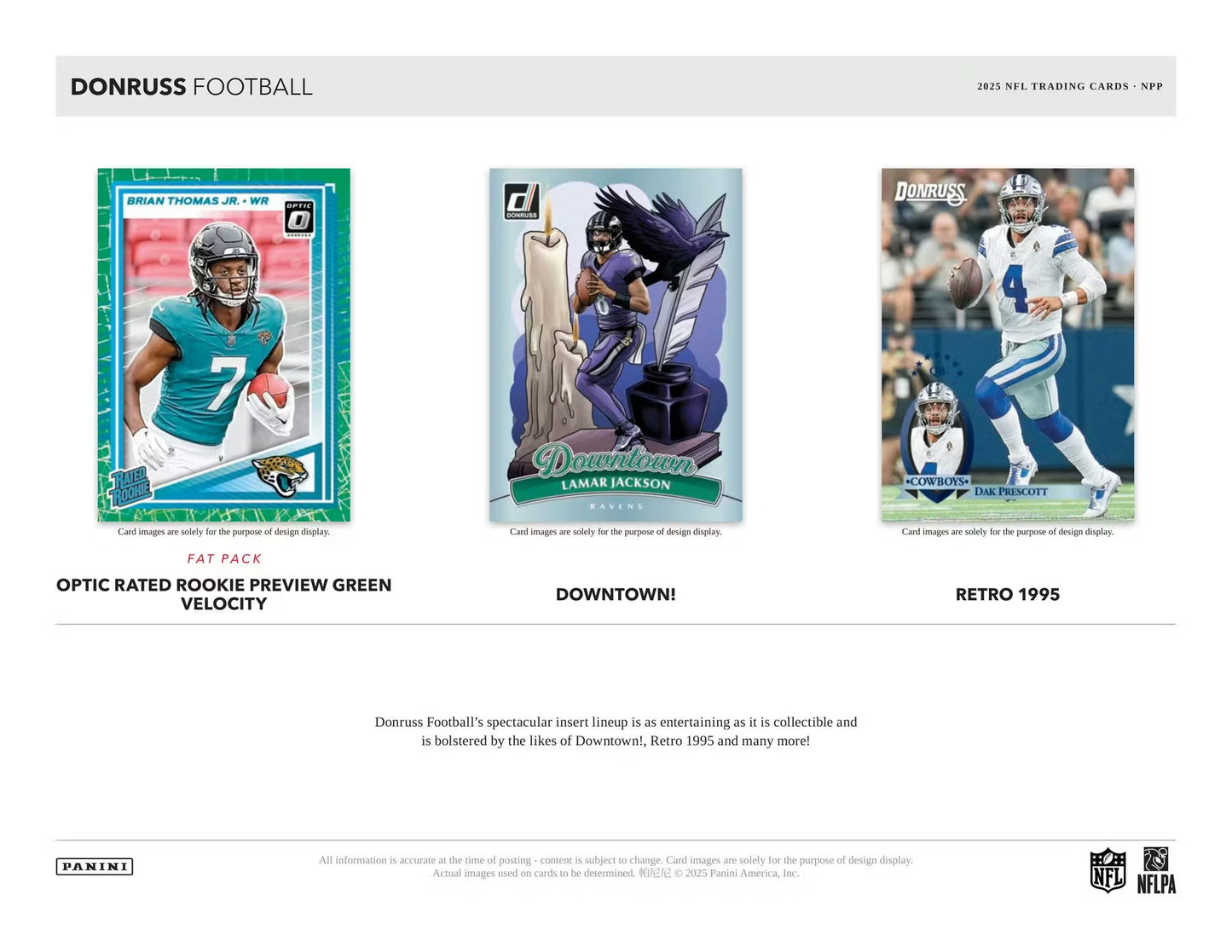 2025 Panini Donruss Football Blaster Box (Red Hot Rookies!)