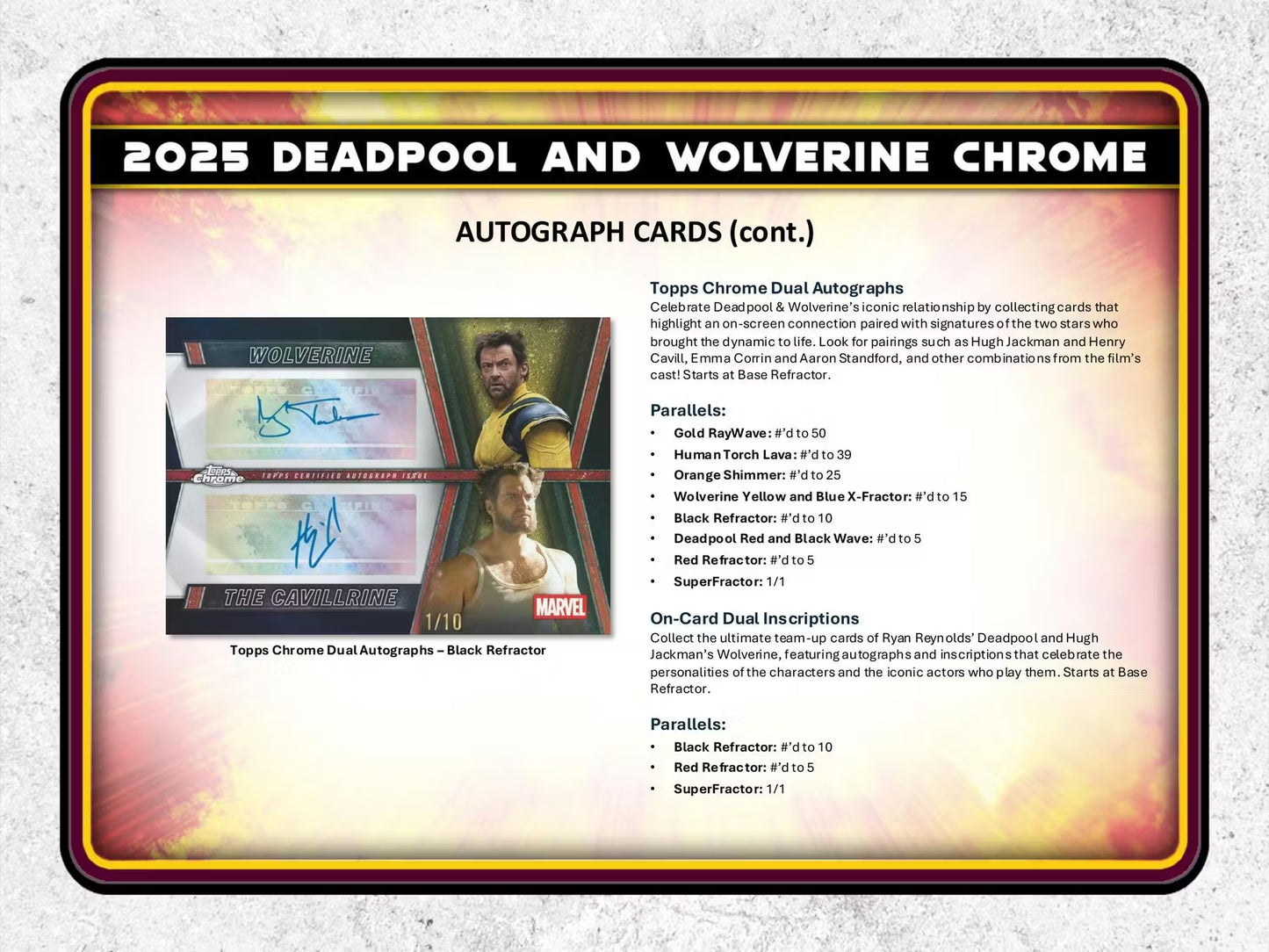 2025 Topps Deadpool Chrome Blaster Box