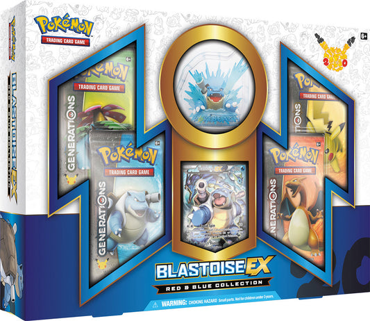 Blastoise Ex box Red & Blue edition