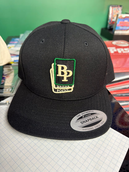 Break Point Hat Black Flat Brim
