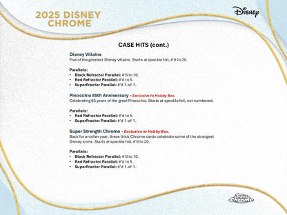 Disney Chrome Hobby Box (Topps 2025)