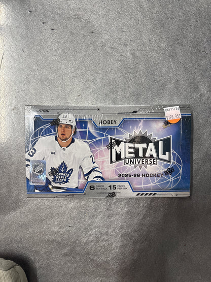2025-26 Upper Deck Metal Universe Hockey Hobby Box