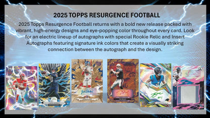 2025 Topps Resurgence Football Mega Box