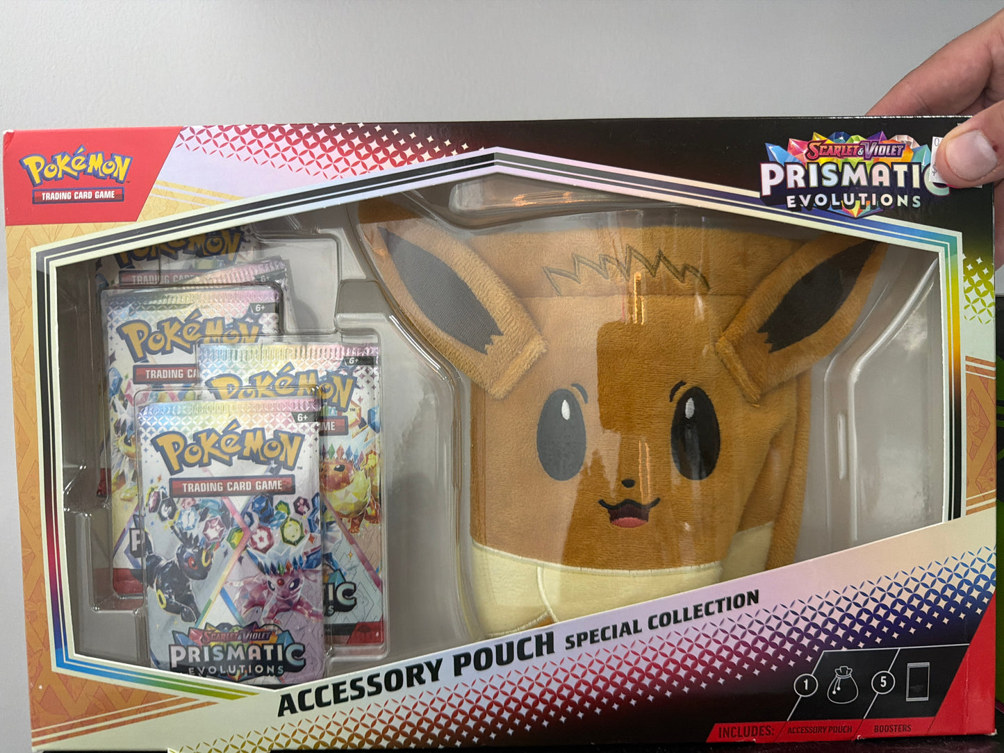 Pokemon Scarlet & Violet Prismatic Evolutions Accessory Pouch Special Collection - SV: Prismatic Evolutions (PRE)