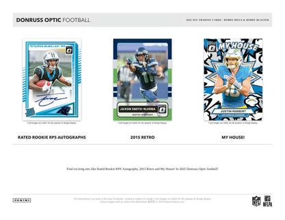 2025 Panini Donruss Optic Football Mega Hobby Box