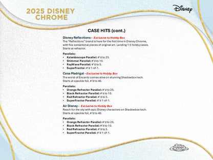 Disney Chrome Hobby Box (Topps 2025)