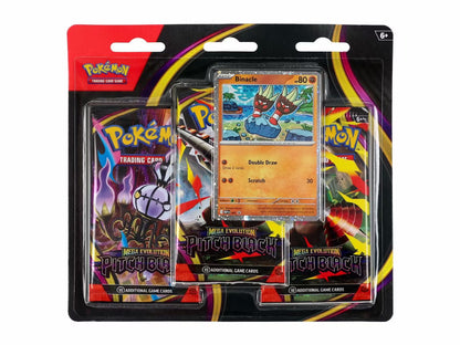 Pokemon Mega Evolution: Pitch Black 3-Pack Blister (Presell)